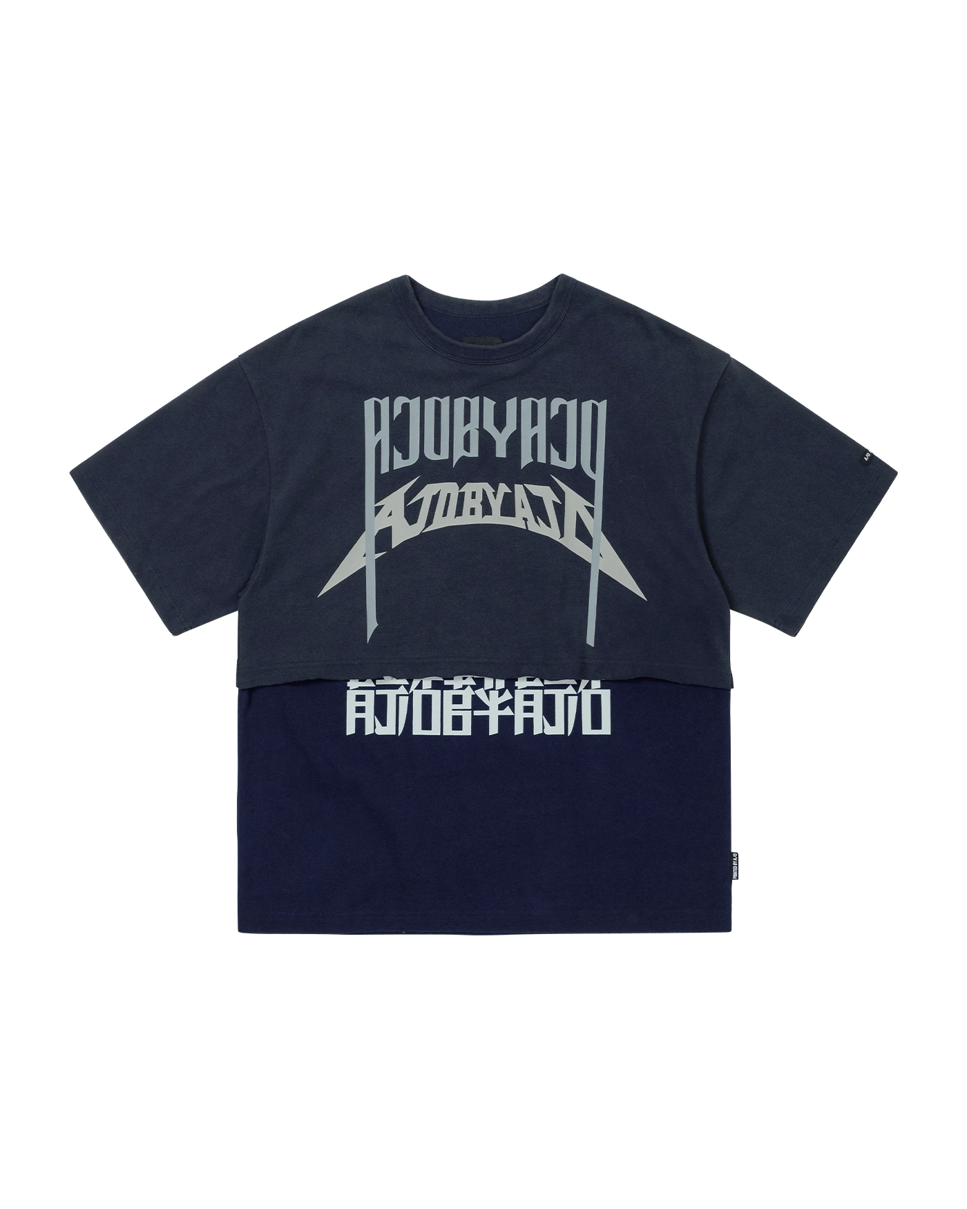 【AJO AJOBYAJO】24SS★ [PBA] Smile AJO T-Shirt PBA] Smile AJO T-Shirt [NAVY] - AJOBYAJO
